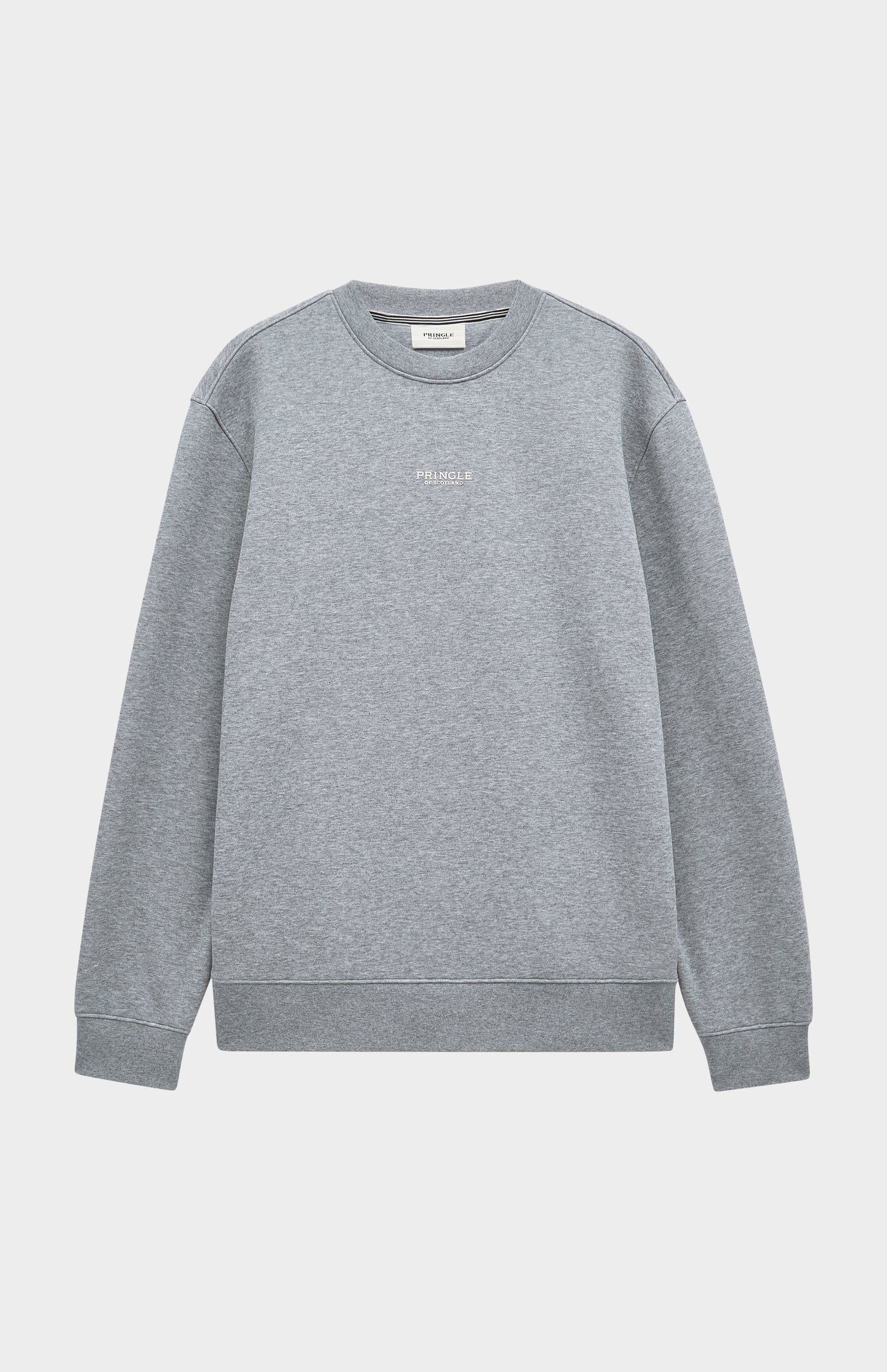 Men's Crew Neck Sweatshirt In Grey Melange