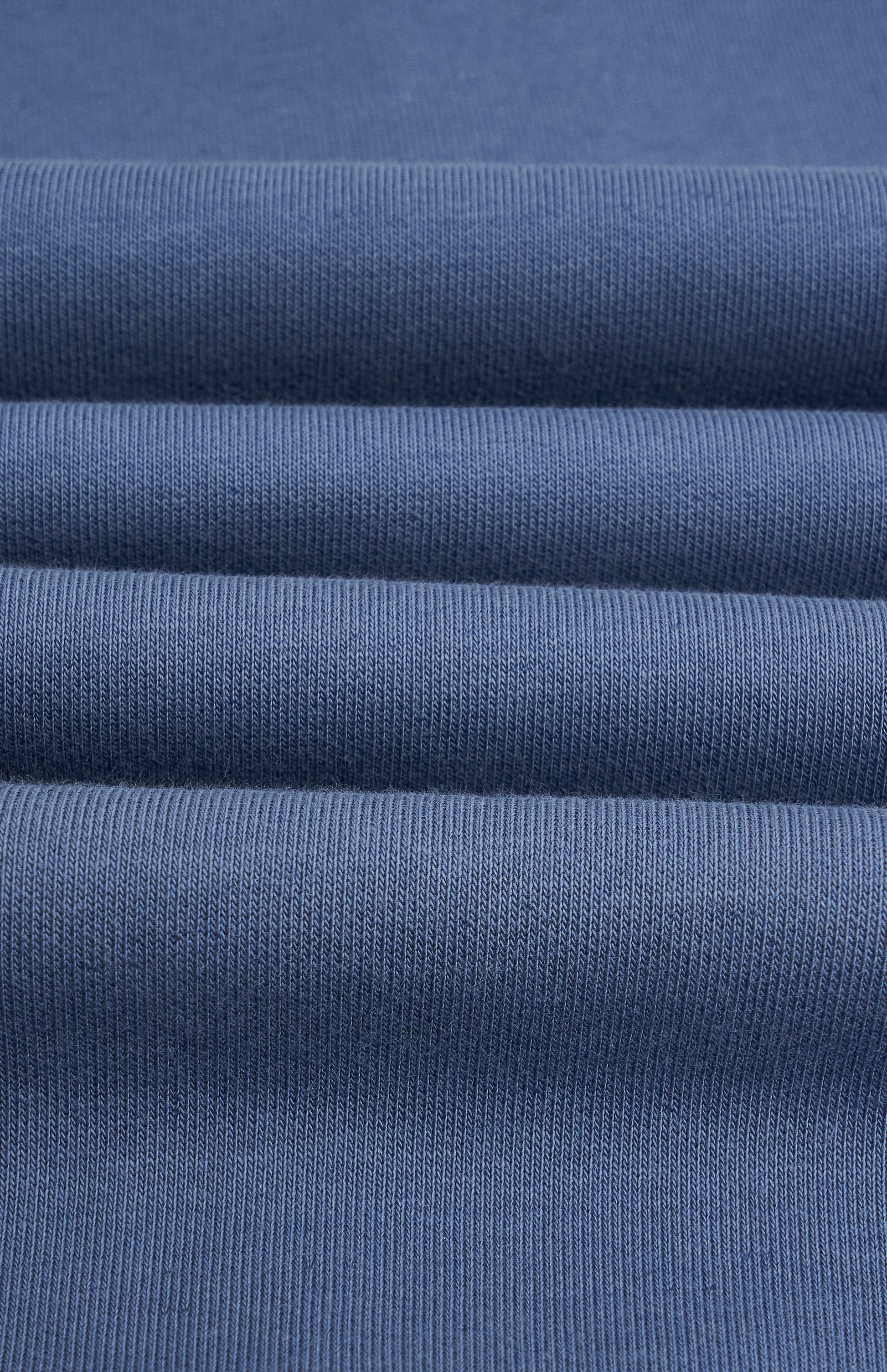 Pringle of Scotland Men's Crew Neck Sweatshirt In Bering Sea Blue fabric detail