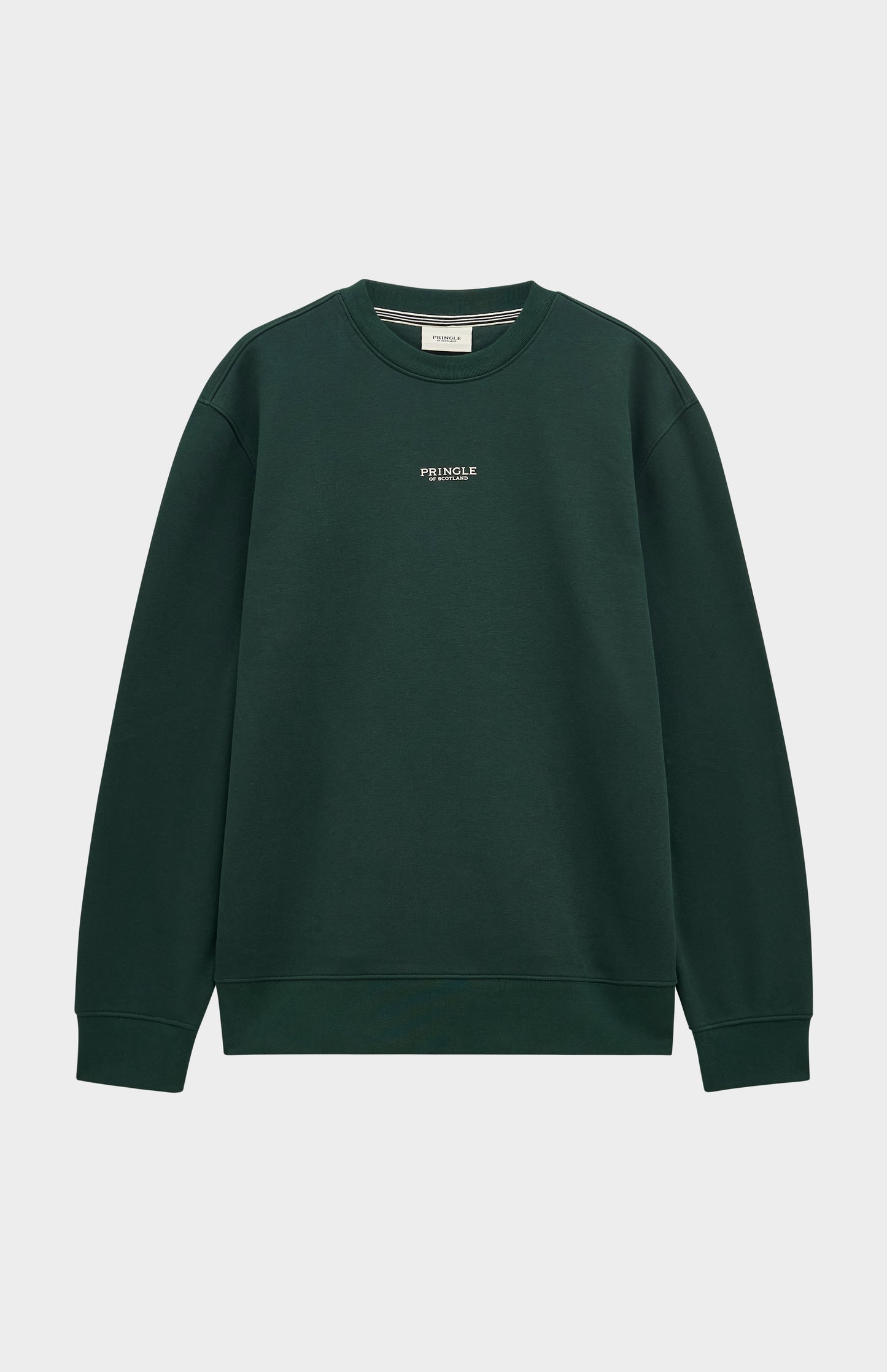 Pringle of Scotland Men's Crew Neck Sweatshirt In Pine Green