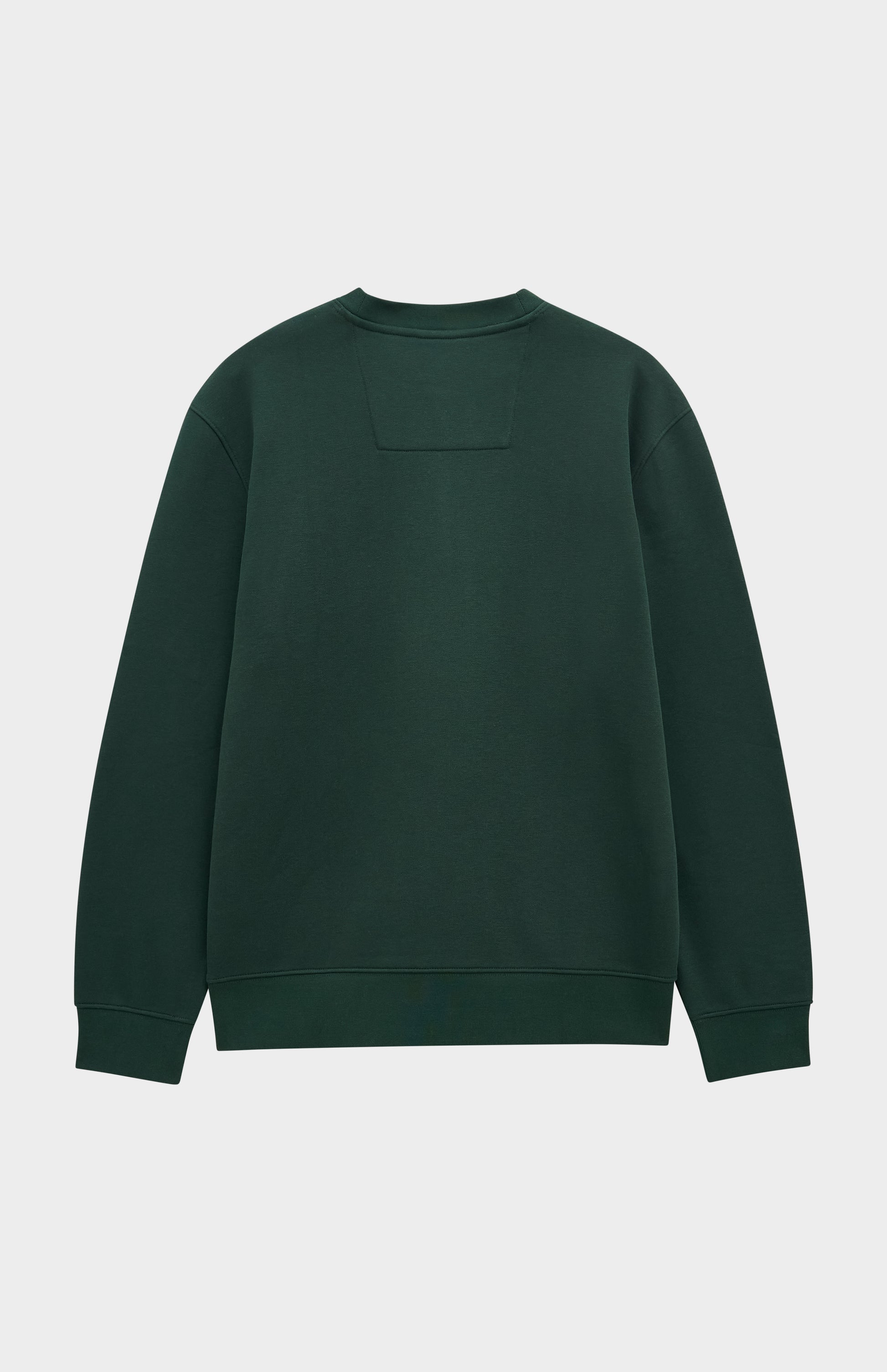 Pringle of Scotland Men's Crew Neck Sweatshirt In Pine Green rear view