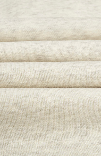 Pringle of Scotland Men's Crew Neck Sweatshirt In Ecru Beige Melange fabric detail