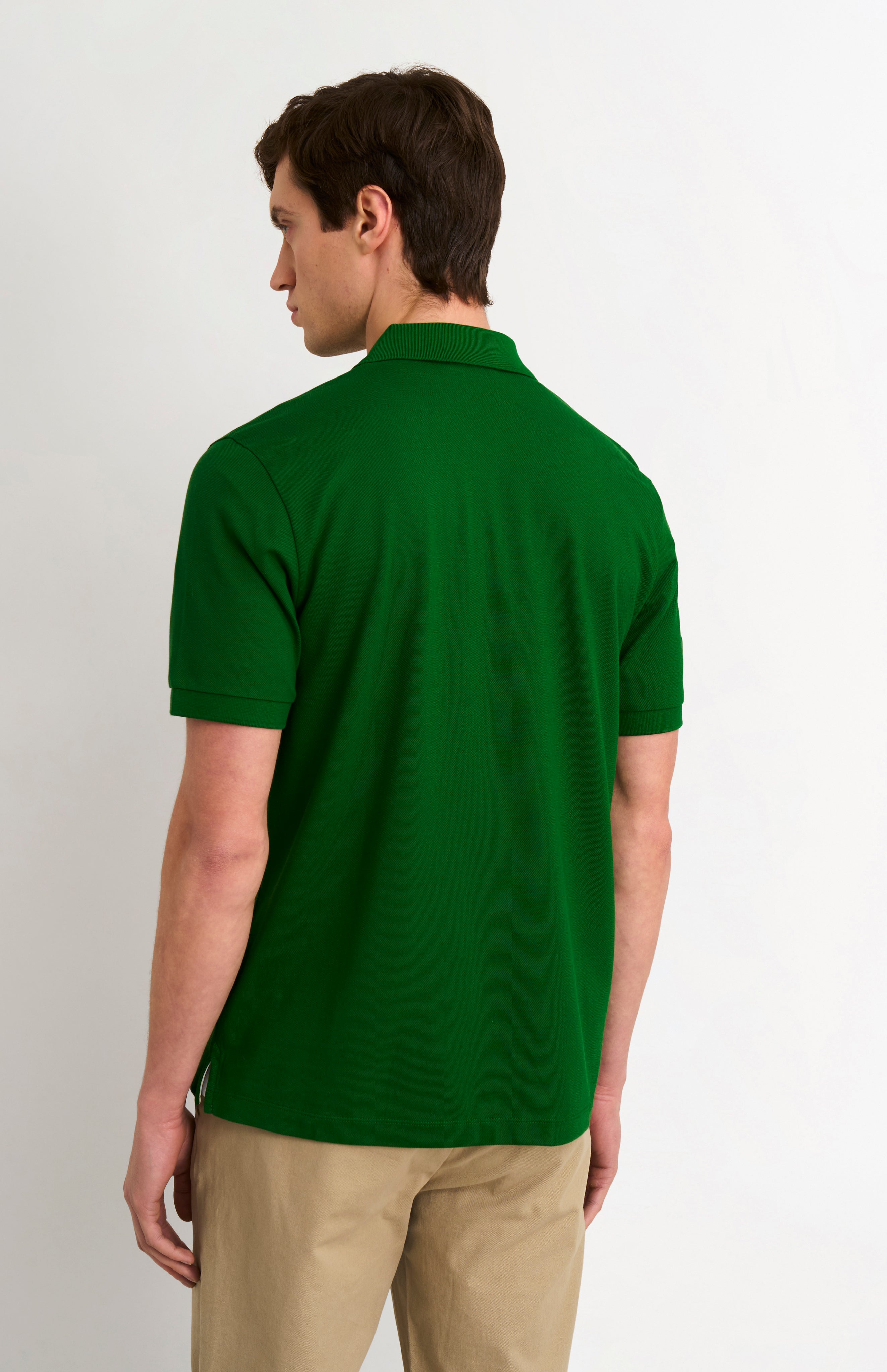 Pringle Of Scotland Men's Cotton Pique Polo Shirt In Bright Green