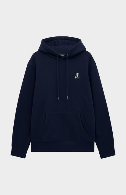 Men's Hooded Jumper In Navy Blue