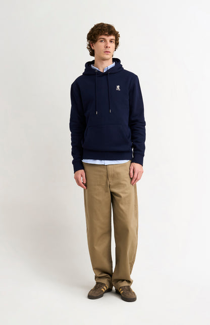 Men's Hooded Jumper In Navy Blue
