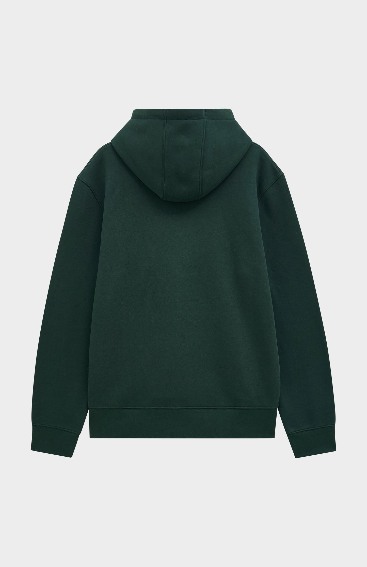 Men's Hooded Jumper In Pine Green