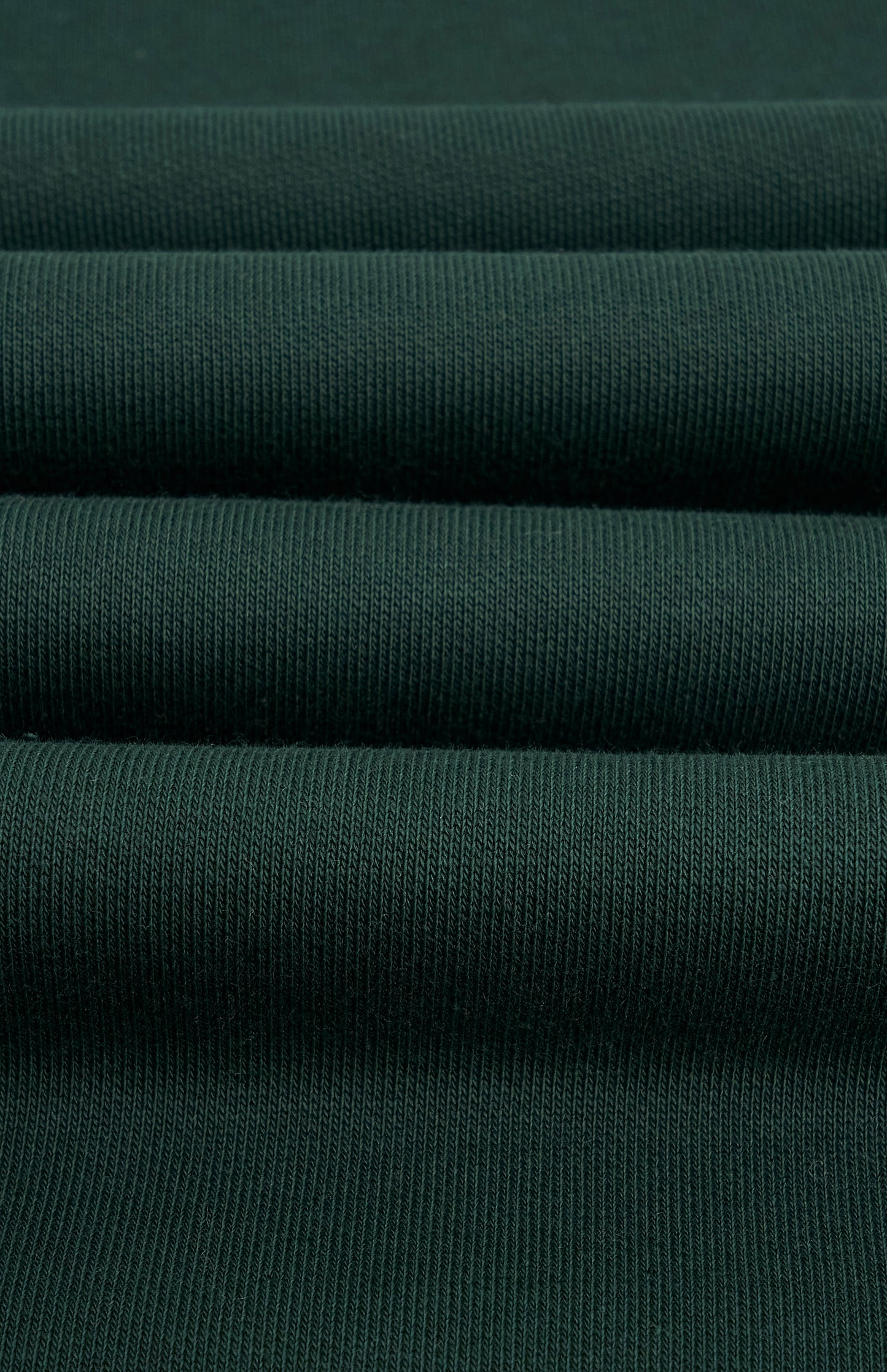 Men's Hooded Jumper In Pine Green