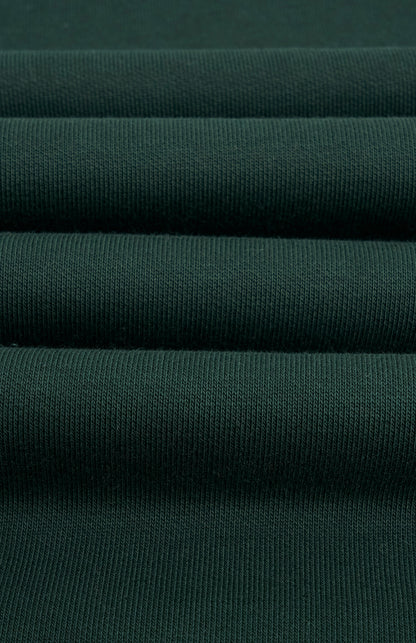 Men's Hooded Jumper In Pine Green