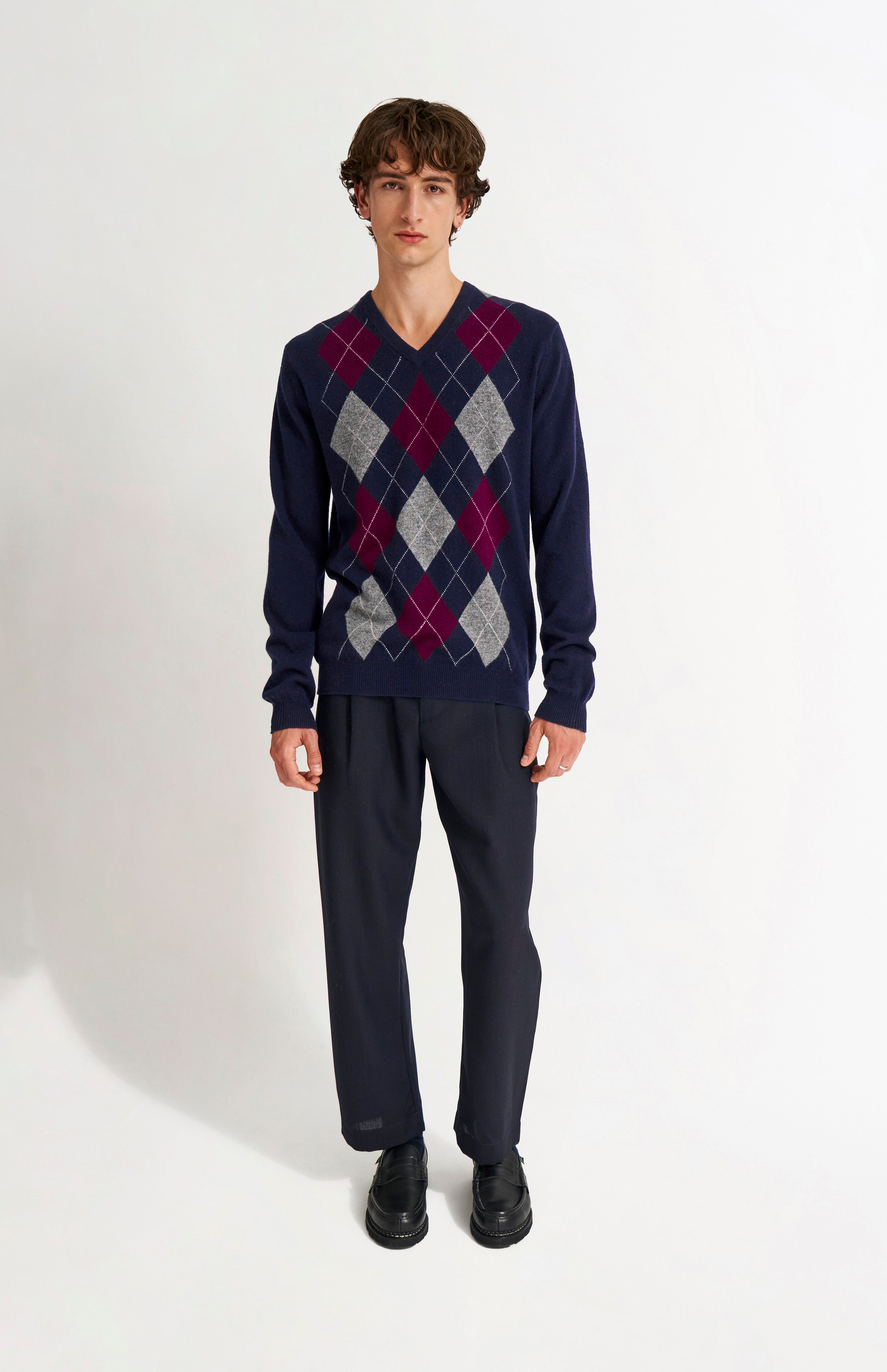 Argyle pullover hotsell