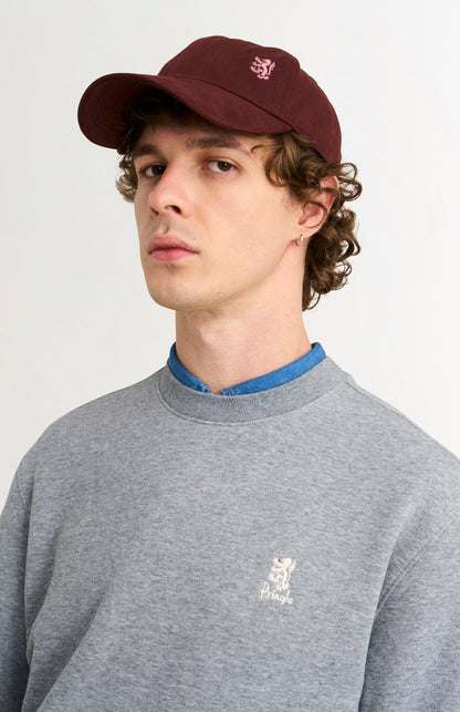 Men's Crew Neck Sweatshirt In Grey Melange