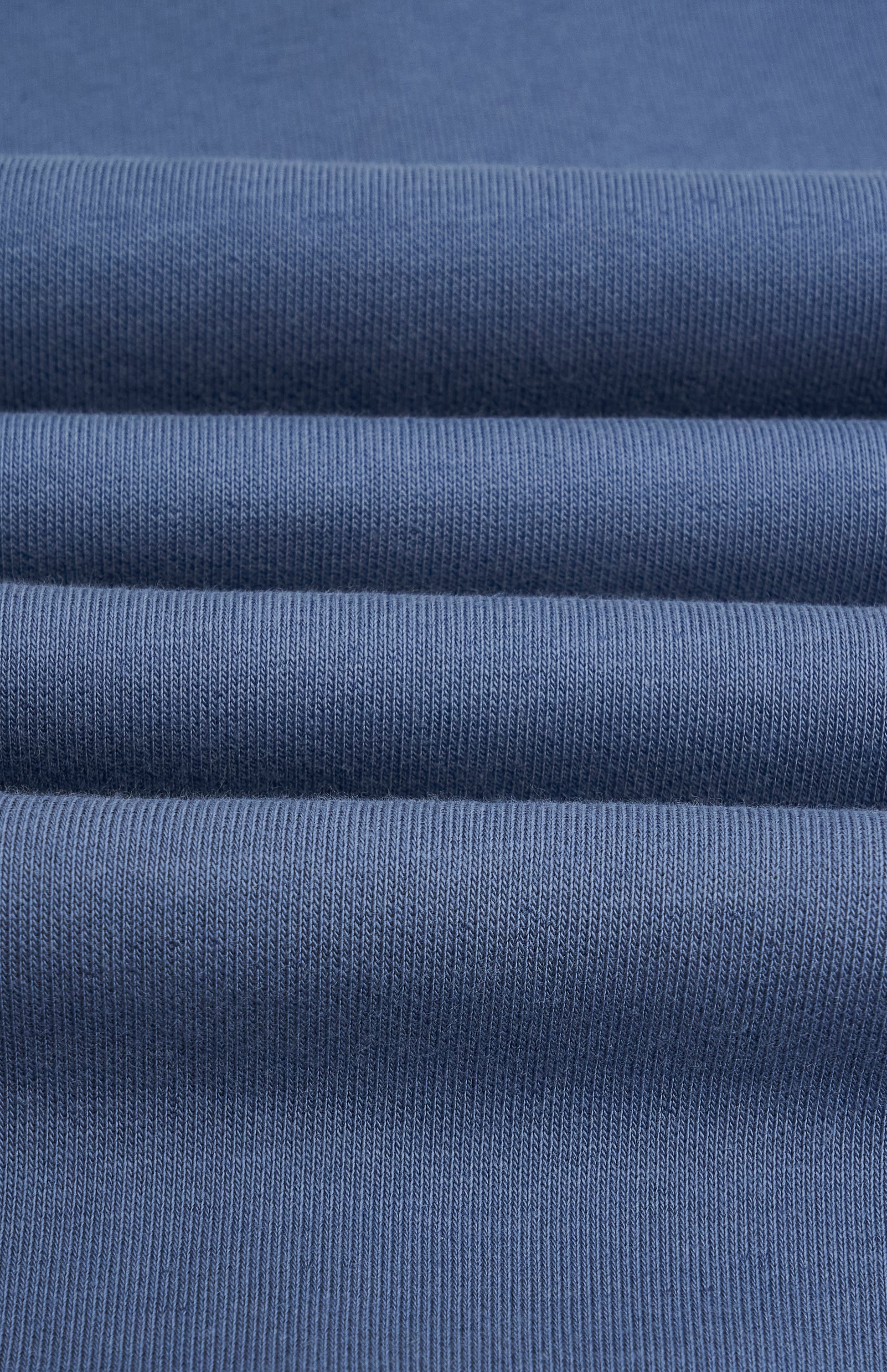 Pringle of Scotland Men's Crew Neck Sweatshirt In Bering Sea Blue fabric detail