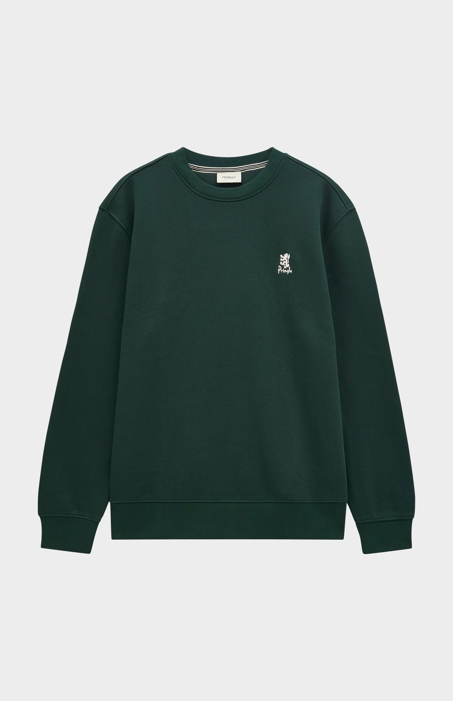 Pringle of Scotland Men's Crew Neck Sweatshirt In Pine Green