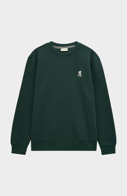 Pringle of Scotland Men's Crew Neck Sweatshirt In Pine Green