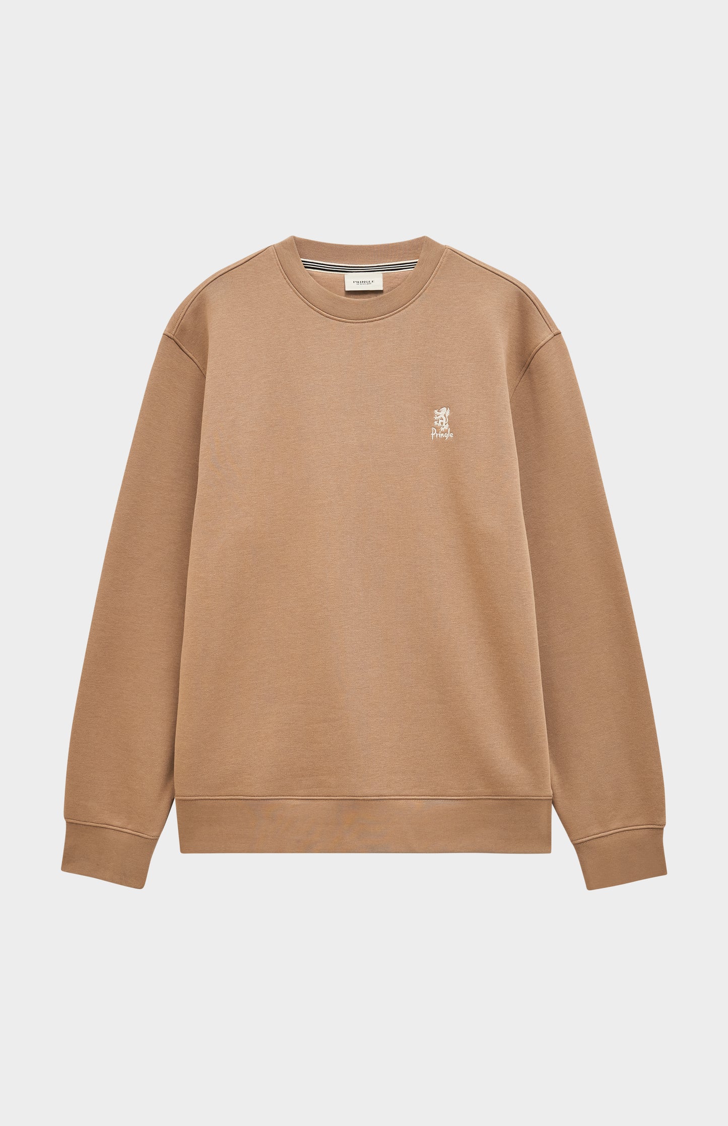 Men's Crew Neck Sweatshirt In Mushroom