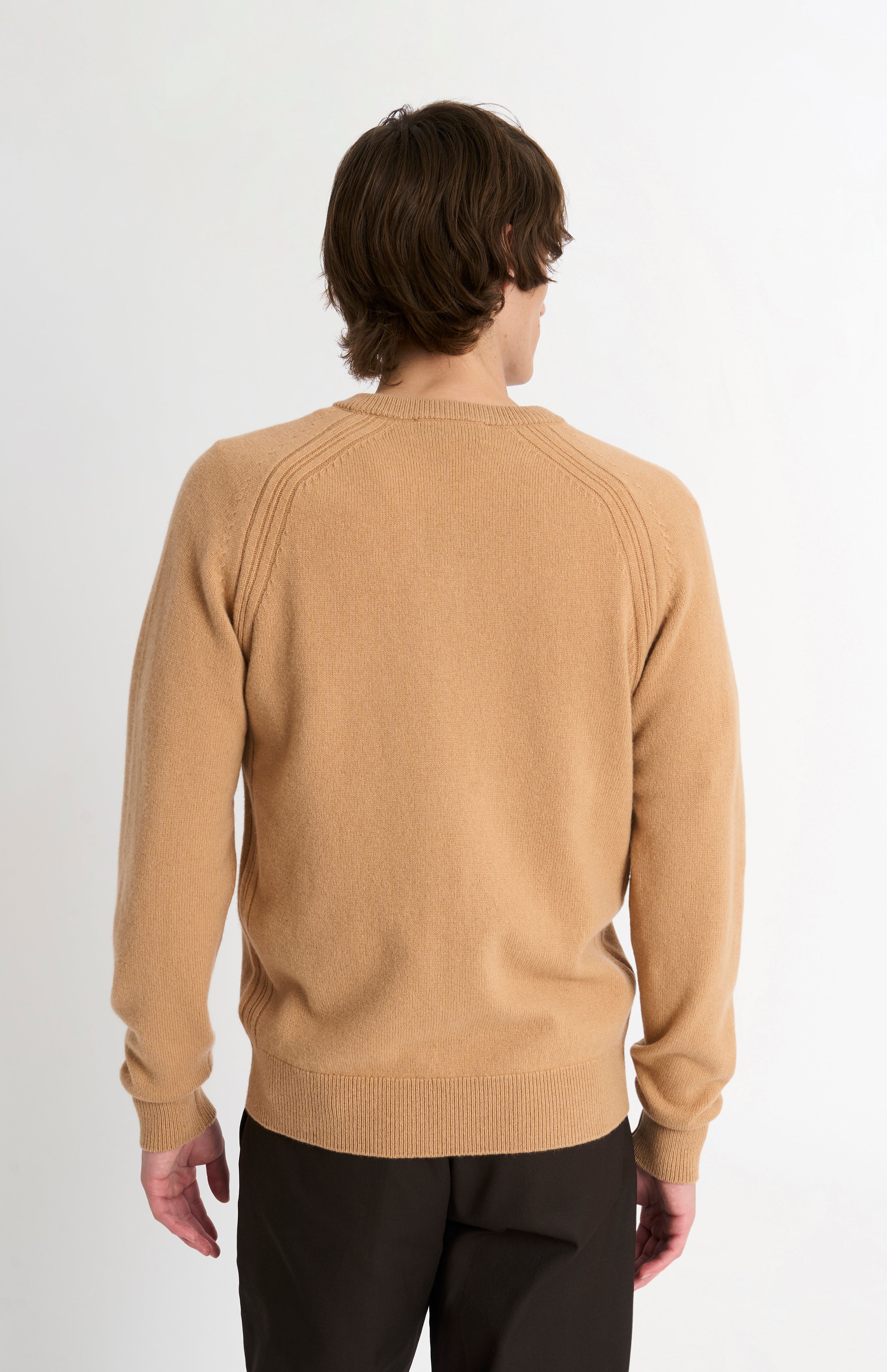 Pringle of Scotland Men's Lambswool V Neck Jumper In Camel