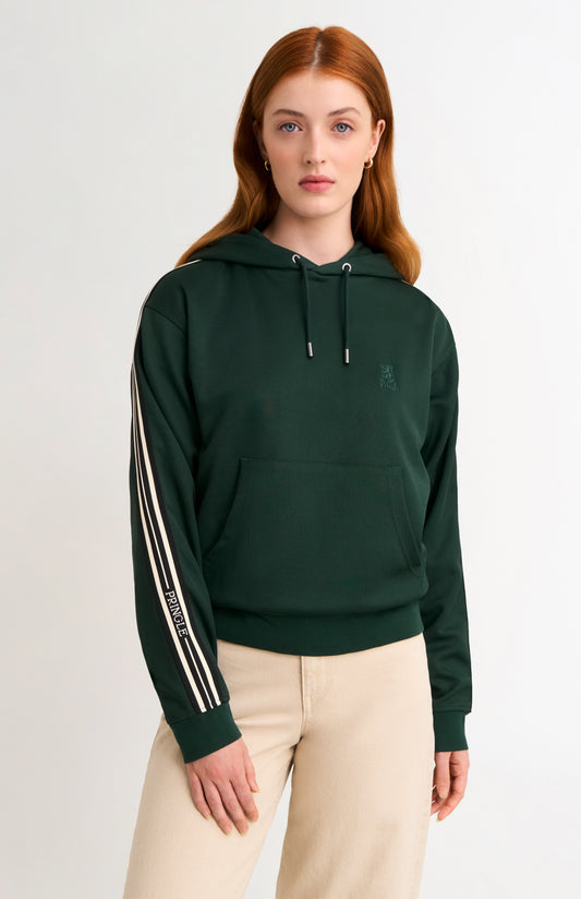 Women's Interlock Piqué Hoody Sweat In Green