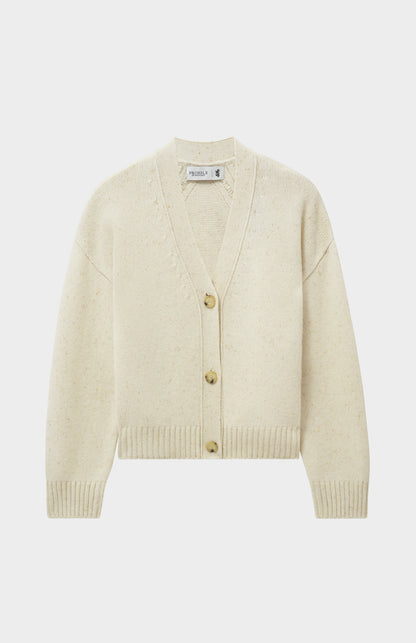 Pringle of Scotland Women's Chunky Cashmere Cardigan In Ivory