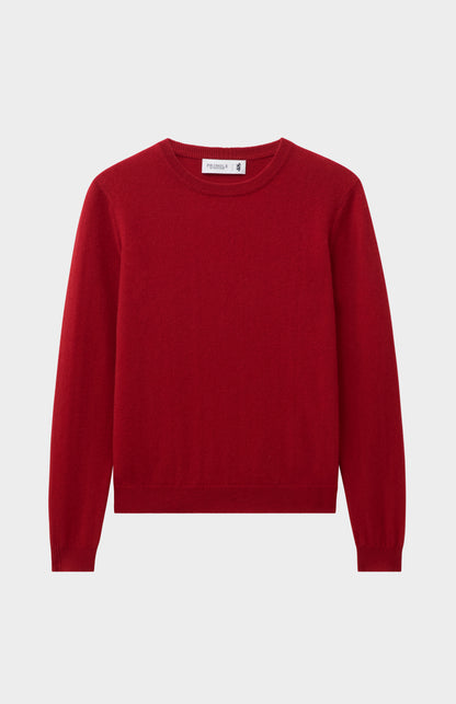 Pringle Women's Classic Round Neck Cashmere Jumper In Scarlet