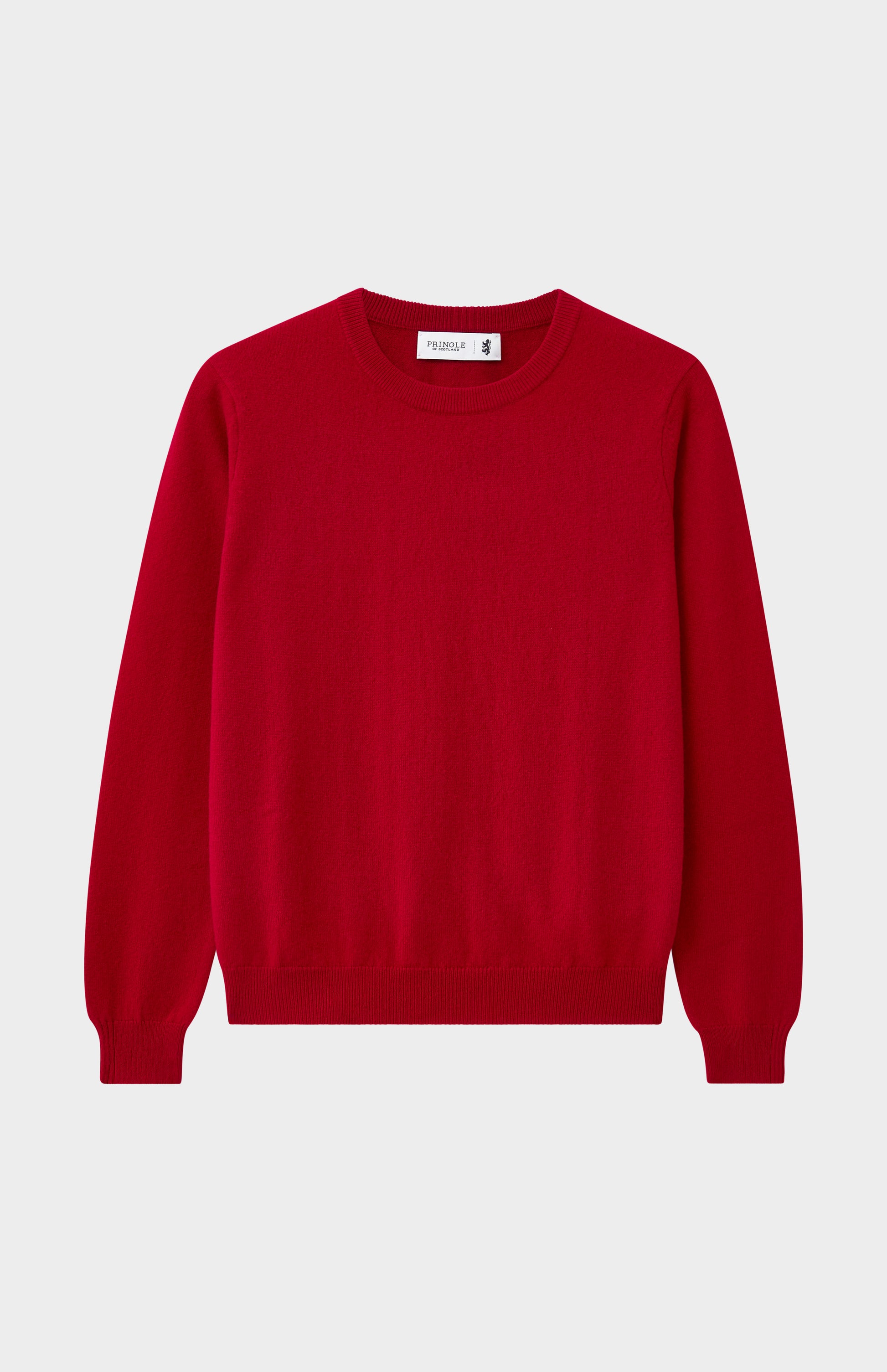 Pringle Women's Classic Round Neck Cashmere Jumper In Scarlet