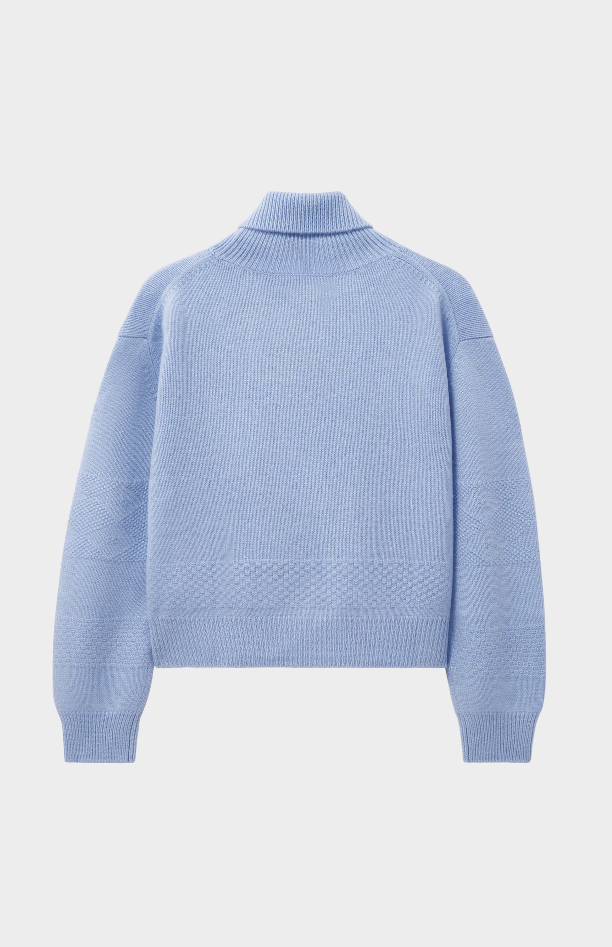 Pringle of Scotland Women's Roll Neck Cashmere Jumper In Sky Blue