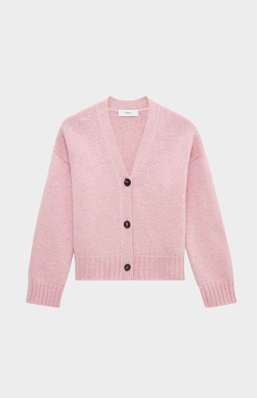 Pringle of Scotland Women's Cropped Cosy Cashmere Cardigan In Dusty Pink