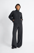 Cashmere Blend Trousers in Charcoal Grey