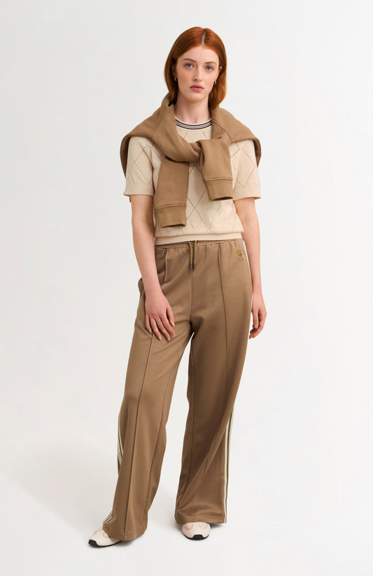 Women's Cotton  Sweat Pant In Camel