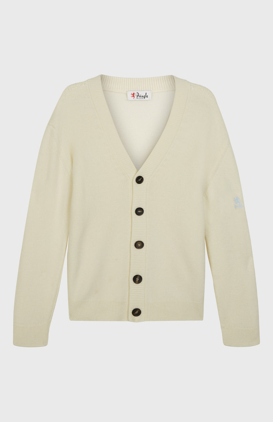 Pringle of Scotland Women's Archive Lambswool Blend Cardigan In Ivory