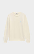 Men's Archive Round Neck Lambswool Blend Jumper In Ivory
