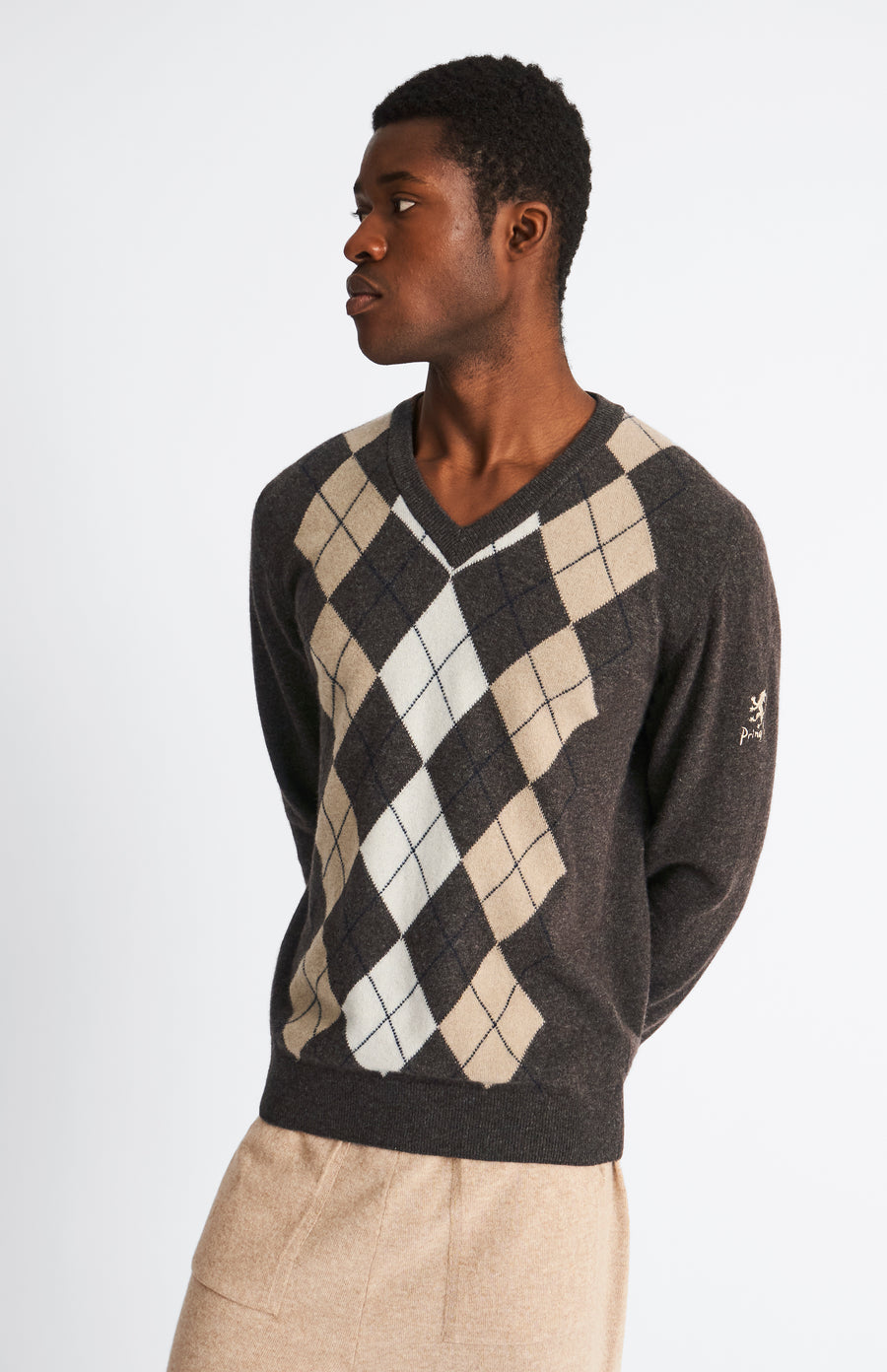 Wool Argyle Kallspin Sleeveless Sweater Vest Zara Hanerdun Mens