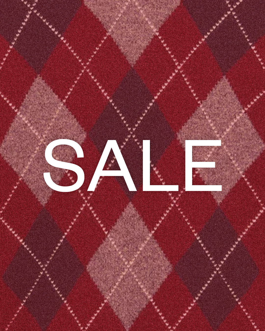 Pringle of Scotland Seasonal Sale Banner Featuring House Argyle