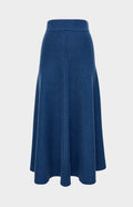 Pringle of Scotland Women's Cashmere Blend Midi Skirt In Night Sky