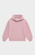 Pringle of Scotland Women's Cashmere Blend Hoodie In Dusty Pink flat shot