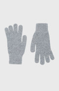 Women's Scottish Cashmere Gloves in Flannel Grey - Pringle of Scotland
