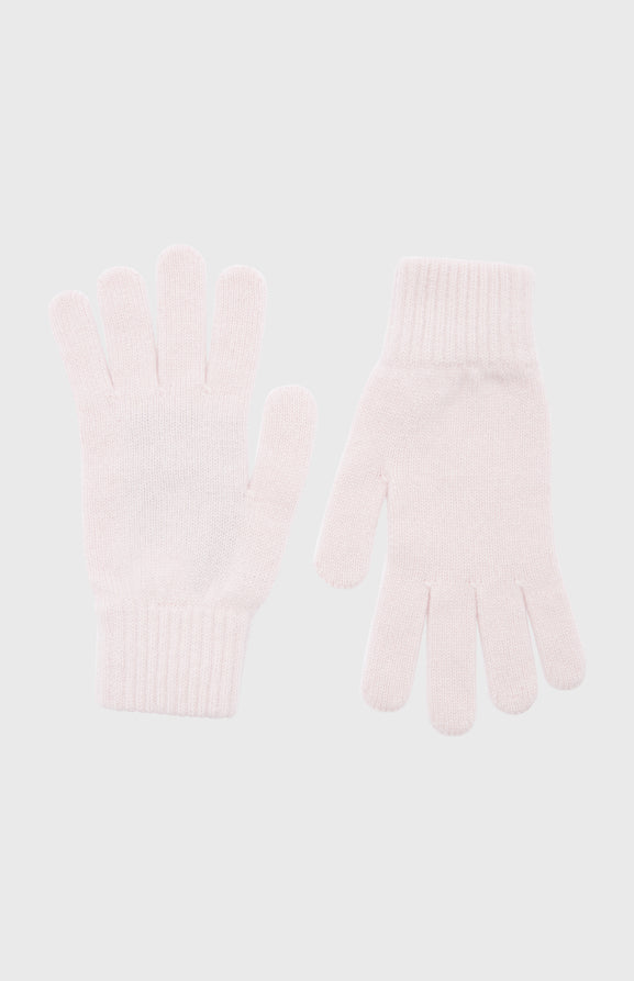 Women's Scottish Cashmere Gloves In Powder Pink
