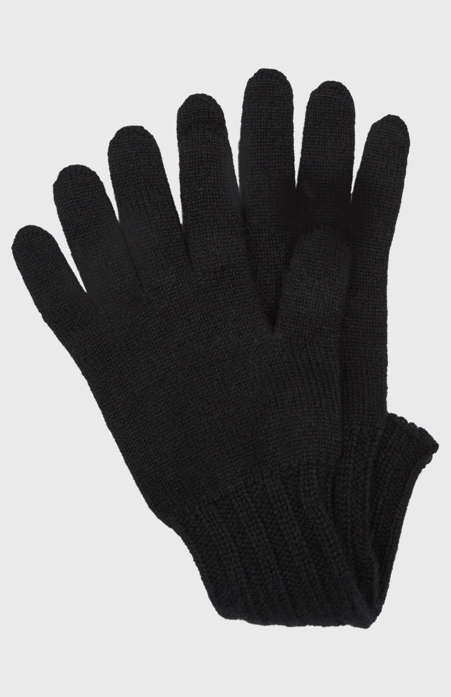 Women's Scottish Cashmere Gloves In Black
