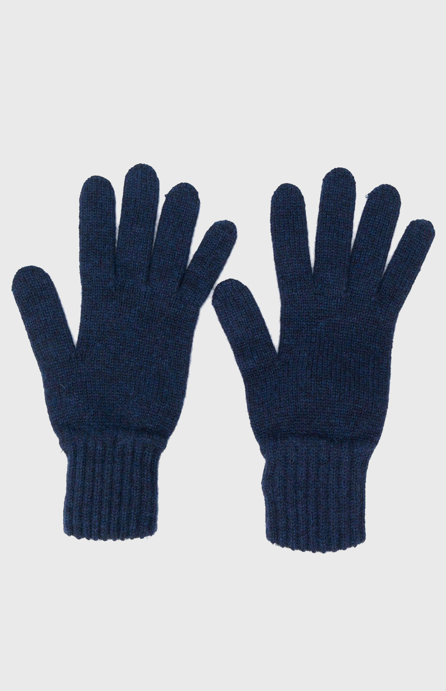 Cashmere Contrast Cuff Gloves In Ink