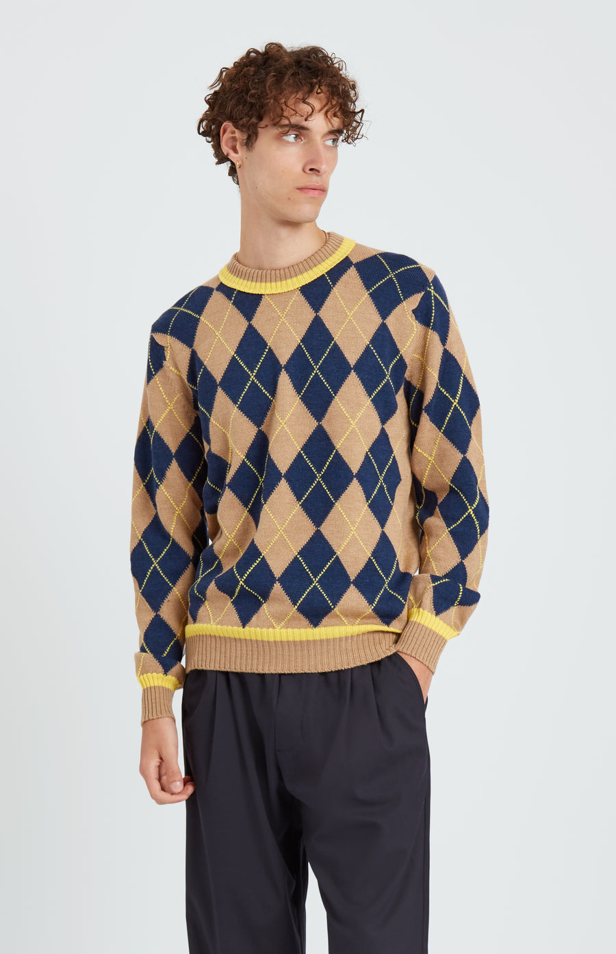 Pringle Bryce L/S argyle sweater men's - Frontierco