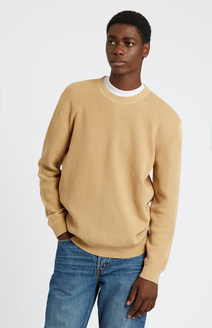 Pringle of Scotland Men's Cotton Sweatshirt Jumper in Sandstorm