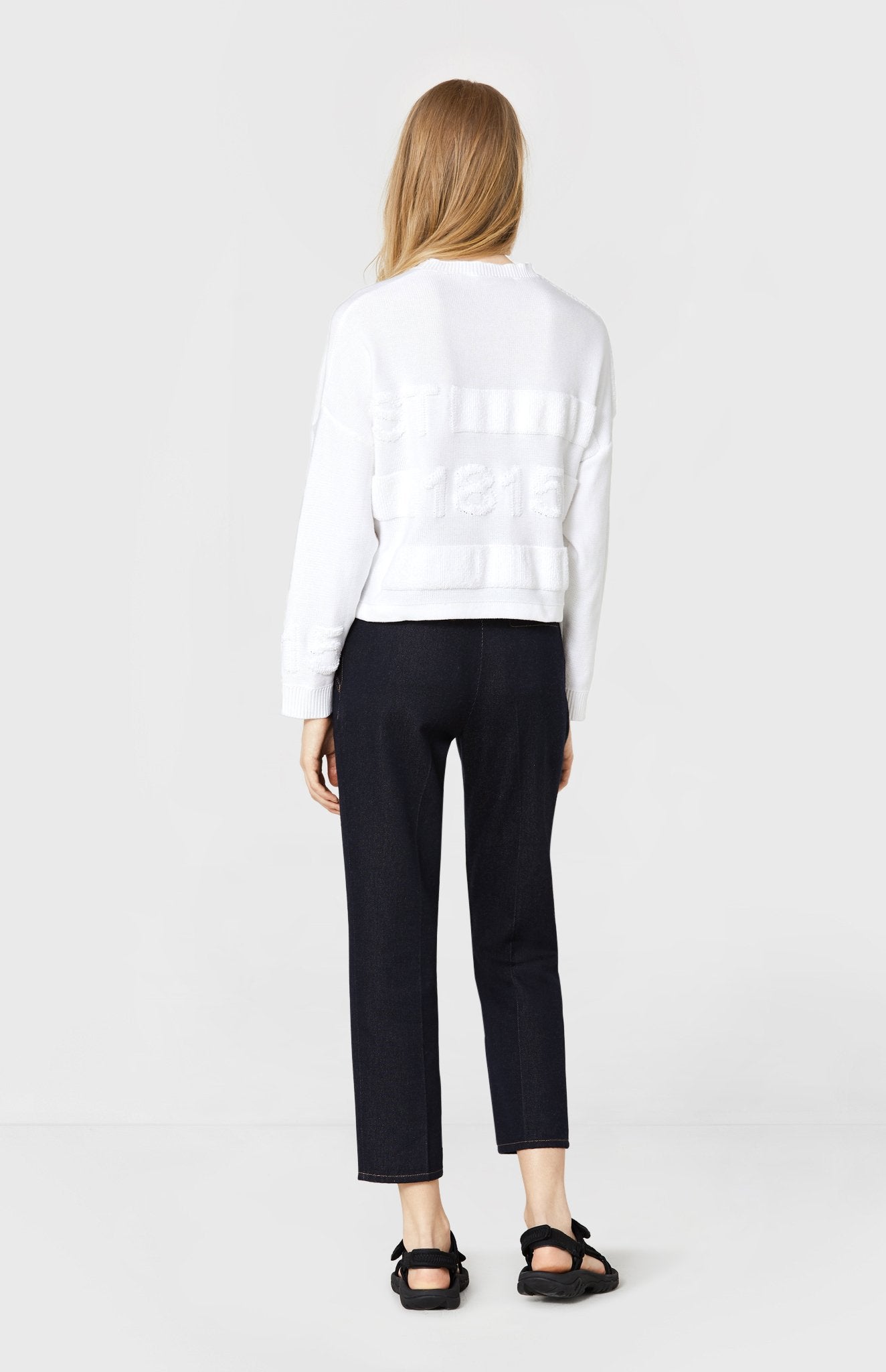 1815 Logo Sweatshirt In Optic White