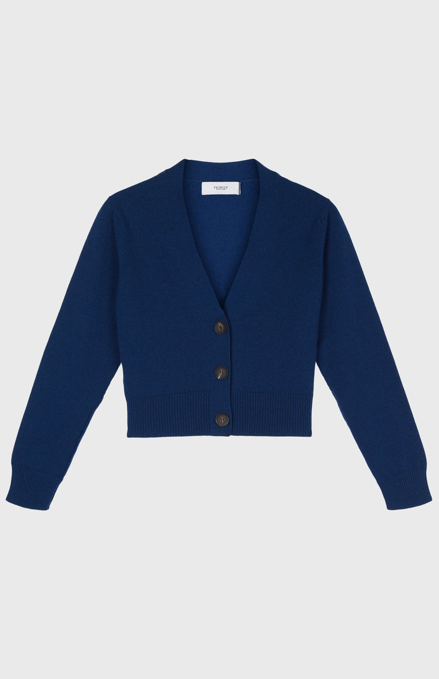 Women's Cropped Cashmere Cardigan In Navy