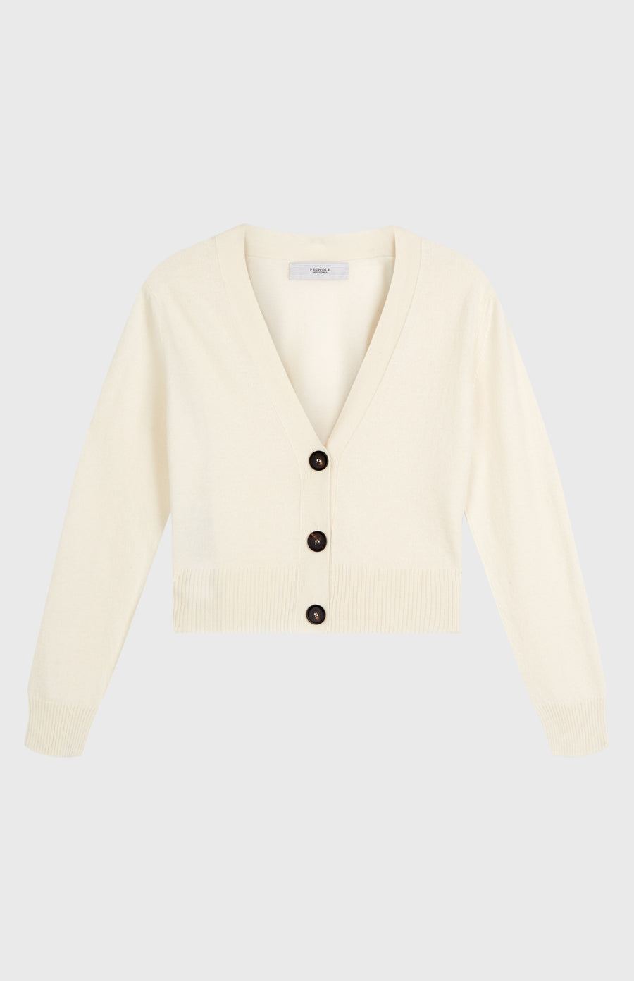 Pringle of Scotland Women's Cropped Cashmere Cardigan In Off White