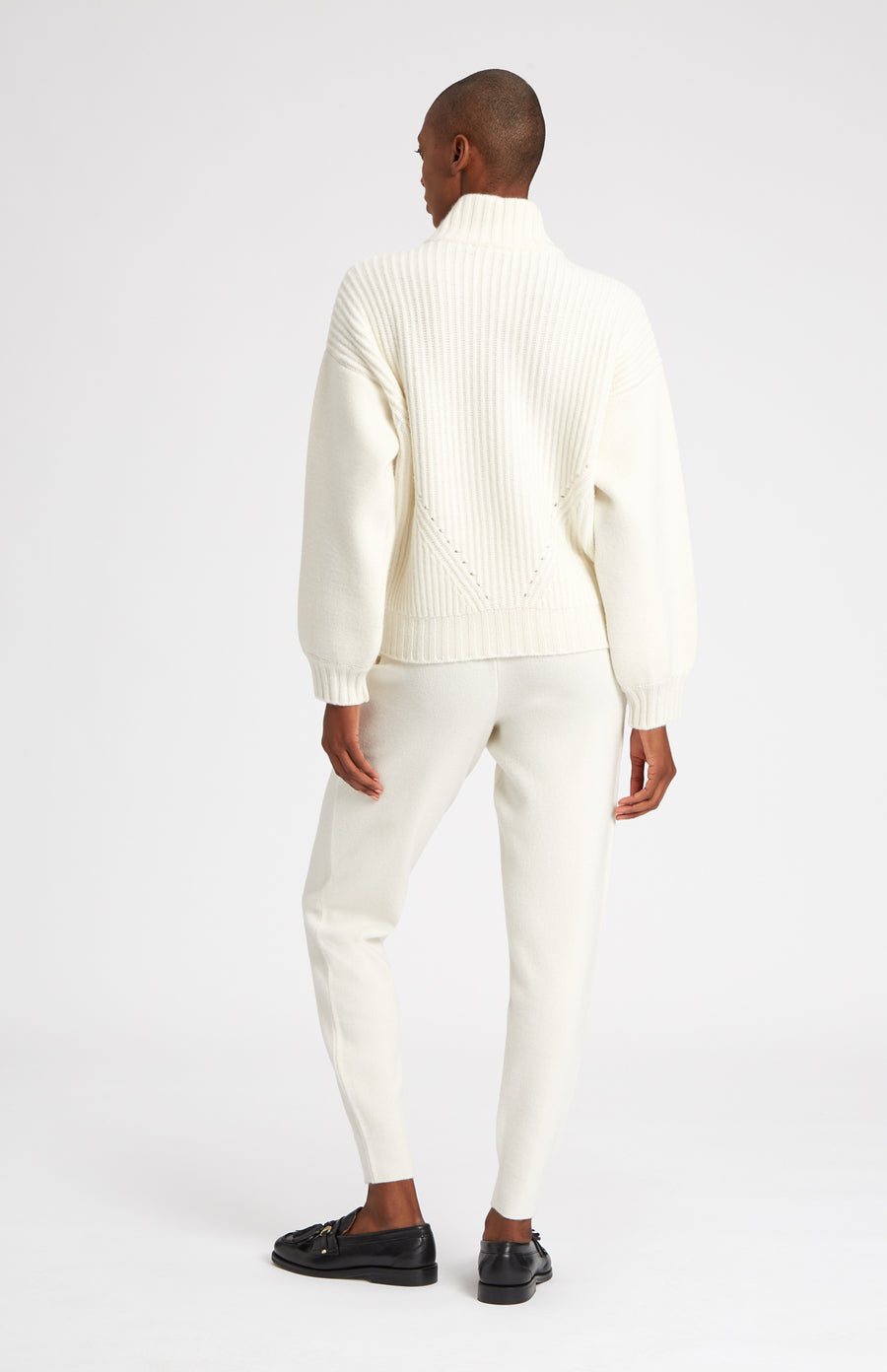 Pringle of Scotland wool-cashmere hooded jumper - White