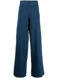 Women's Cashmere Blend Trousers In Night Sky