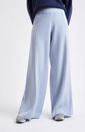 Women's Cashmere Blend Trousers In Light Blue