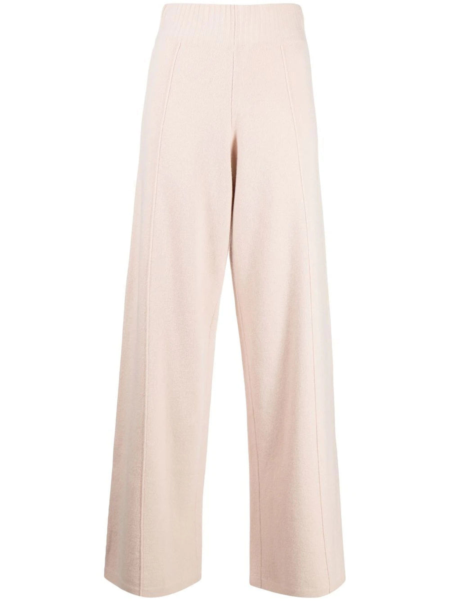 Pringle of Scotland Women's Cashmere Blend Trousers In Pink Champagne