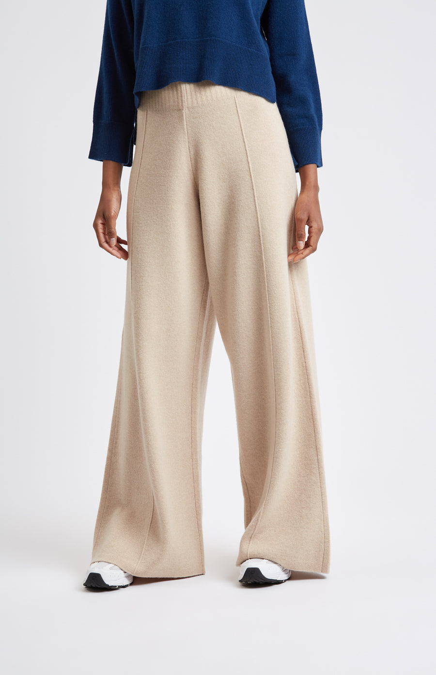 Women's Cashmere Blend Trousers In Honey