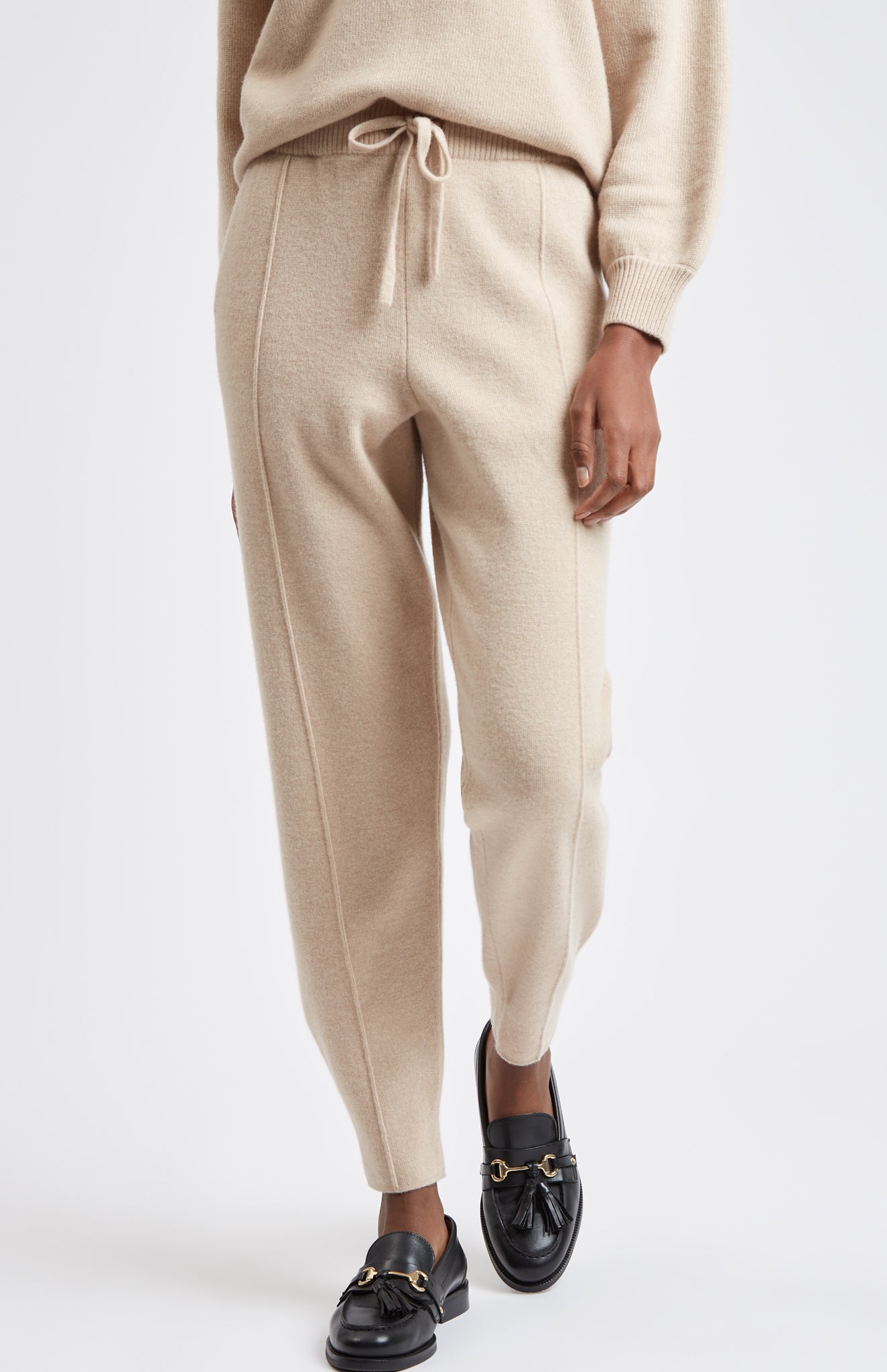 Women's Honey Cashmere Blend Joggers - Pringle of Scotland