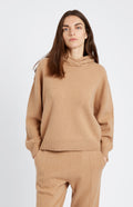 Pringle of Scotland Women's Cashmere Blend Hoodie In Sand