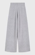 Cashmere Blend Trousers In Grey Melange
